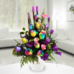 Arreglo de Rosas Arcoiris 02