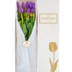 Caja 10 Tulipanes Morados