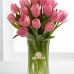 Jarrón 15 Tulipanes Rosados