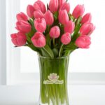 Jarrón 20 Tulipanes Rosados