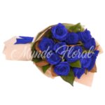 Ramo 12 Rosas Azules