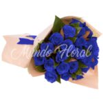 Ramo 24 Rosas Azules