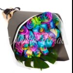 Ramo 24 Rosas arcoiris