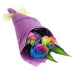 Ramo 3 Rosas arcoiris