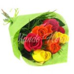 Ramo 6 Rosas multicolor