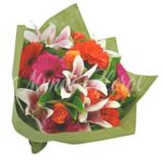 Ramo Rosas, lirios y gerberas